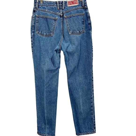 Vintage 80s Bongo Womens Jeans 30" Waist Light Wash Grunge Mom Jeans - Picture 2 of 12